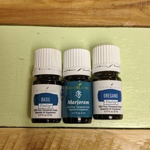 Basil Marjoram Oregano essential oils Young Living